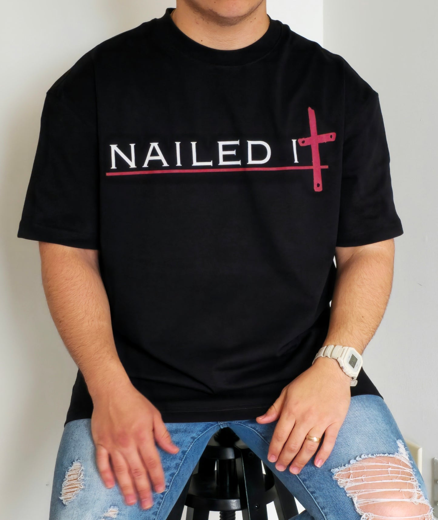 "Nailed it" Unisex Loose T-Shirt (230GSM)